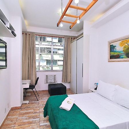 Studio Para 4 Pessoas Com Vista Mar Em Copacabana Rio de Janeiro Esterno foto